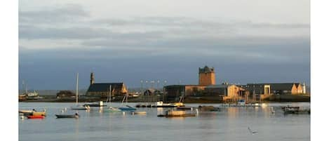 Vue en arrivant à Camaret vers le port