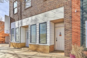 Front Exterior | Located in a Historic Building | Walkable Downtown Location