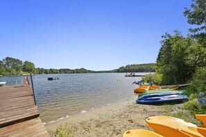 Private beach