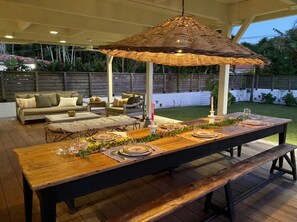 Outdoor dining