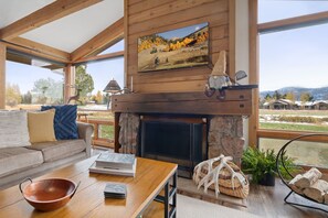 Living Area - Fireplace is not for guest use
