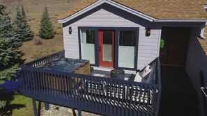 Front deck.
