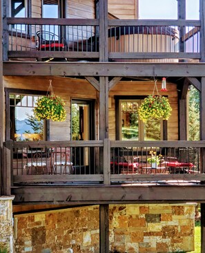2 decks for enjoying the outdoors.