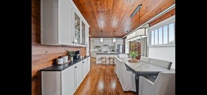 Dining, Kitchen, and Coffee Bar