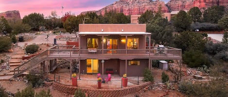 A Sedona gem nestled into the hillside with incredible views