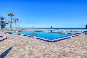 Enjoy ocean views and breezes while soaking in the sun by the pool!