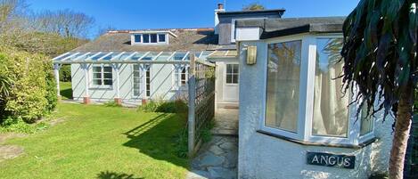 Front of Angus Holiday Cottage, Daymer Bay, North Cornwall