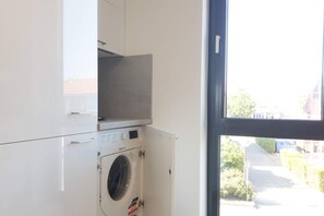 Waschmaschine integriert in der Küche