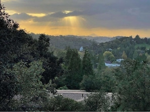 Sunset view from the Master Bedroom.