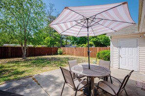 Patio Area / Fenced Backyard