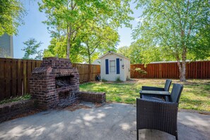 Patio Area / Built-in Fireplace