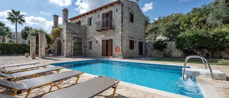Teacher's Cottage in Agia Triada,Rethymno:Sunbathe area