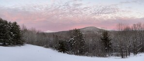 Winter Sunset photo from the hot tub.