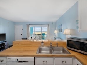 Indoors, Kitchen, Microwave, Oven, Sink