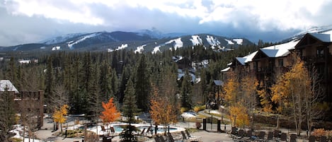 Ski in/out resort with indoor/outdoor pools & hot tubs. Walk to town or shuttle!