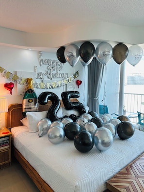 Decorate the room for that special someone. **Additional charge for decoration.