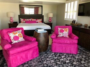 Get a peaceful night's sleep in our cozy room.