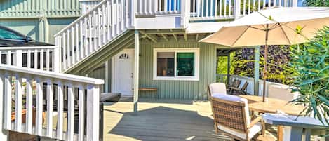 Summerland Vacation Rental | 2BR | 1BA | Stairs Required | 800 Sq Ft