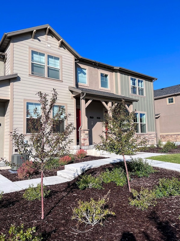 front of townhome