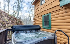 Hot Tub on the Side Deck