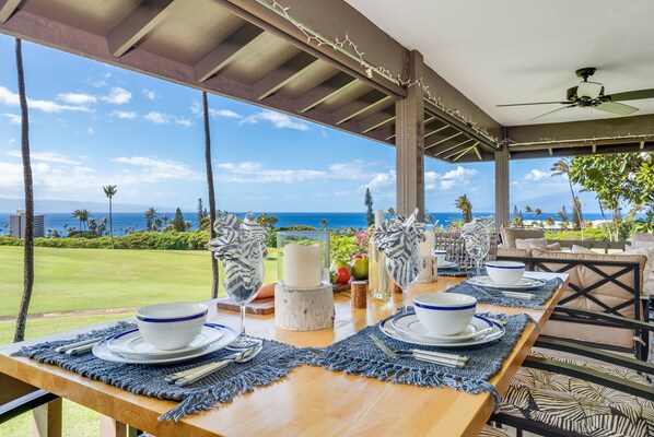 Kaanapali Plantation 11  ocean view  lanai 1