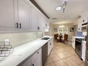 Kitchen with breakfast table