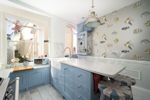 The kitchen at Waters Dream, Devon