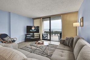 Living Room with Ocean Views