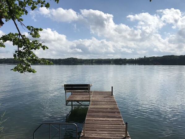 Private lake access and dock