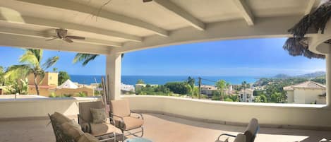 See all the way to Palmilla from the bedroom and private patio