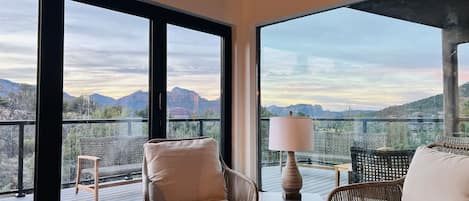 Floor to ceiling windows with unobstructed Views