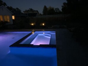 Massive and beautiful jetted hottub