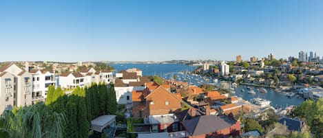 Panoramic view over Sydney Harbour