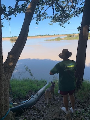 Fishing spot along the Burdekin