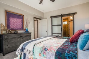 Master bedroom with attached bath