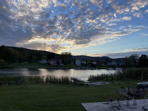 Lake view from patio