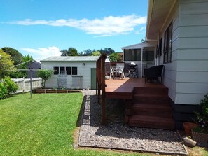 Back deck/Yard