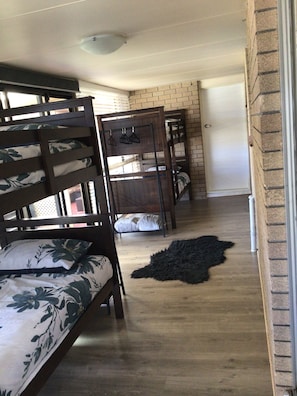 Bunk Beds in sleepout area.