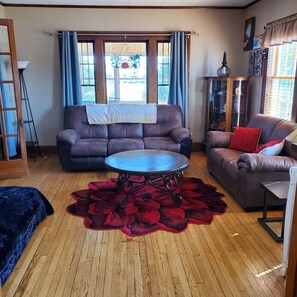 Second half of downstairs bedroom
