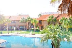 View of the pool from the Primary Suite