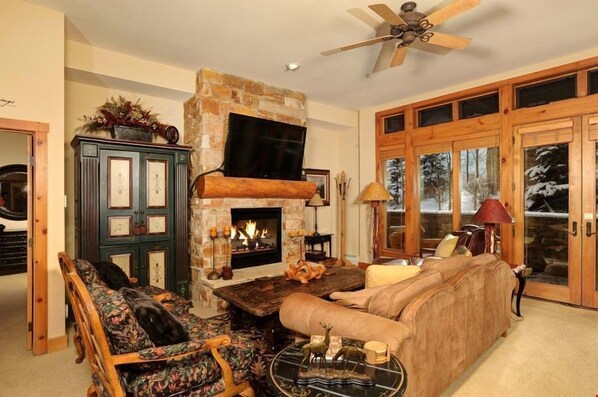 There is plenty of room for everyone to relax in the spacious living area