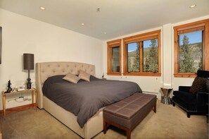 The bedrooms are spacious and luxuriously furnished