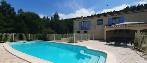 Piscine maison de vacances