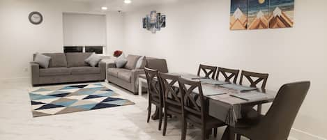 Living and Dining Area. (Open Floor Plan)