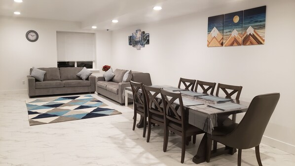 Living and Dining Area. (Open Floor Plan)