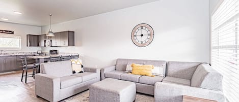 Simple, modern-style apartment
