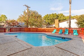 Imagine yourself lounging poolside with a drink in hand, taking in the sun and enjoying all that this home has to offer. That's exactly what you can expect when you spend a week at this gorgeous home.