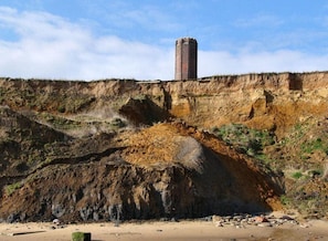 The Naze Tower, left along sea front,  or by bus top of road. 2 Cafes Nature cen