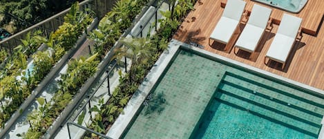 Rooftop pool