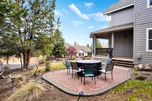 Enjoy meals al fresco and relish open air ambiance at the patio with table for 6